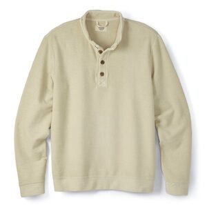Marine layer Clayton Henley pullover cream crème brûlée shirt 23712